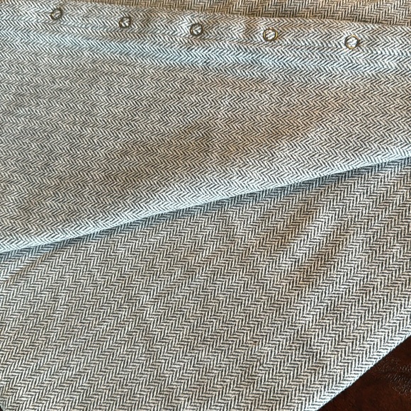 Lululemon Vinyasa Scarf Heathered Deep Coal Ghost Herringbone Chevron - Picture 6 of 7